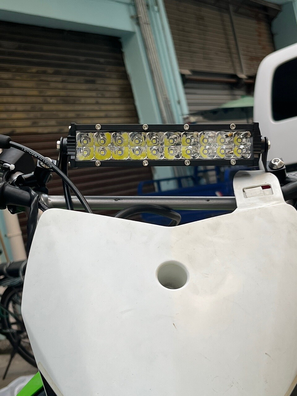 Dirt Bike LED Headlight Light Bar Kit For Honda CRF110 CR250 CRF250R CRF450R