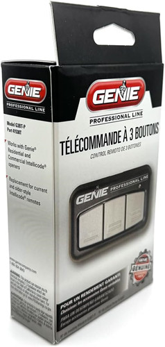 Genie G3BT-P GITR-3 390MHz 3 Button Remote GITR-3, GIT-1, GIT-2, GIT-3, G2T-1