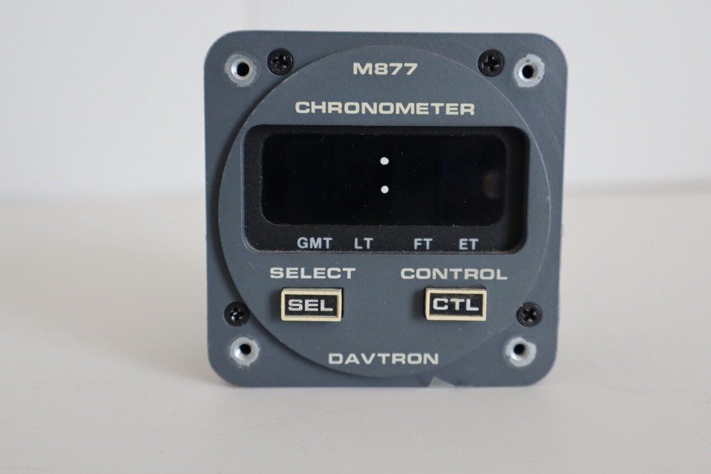 Davtron M877 (M877A-5V) Digital Clock Chronometer Indicator - Removed Working