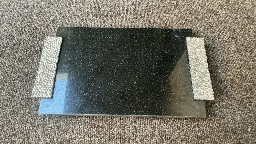 Michael Aram Molten Cheeseboard Black/Silver