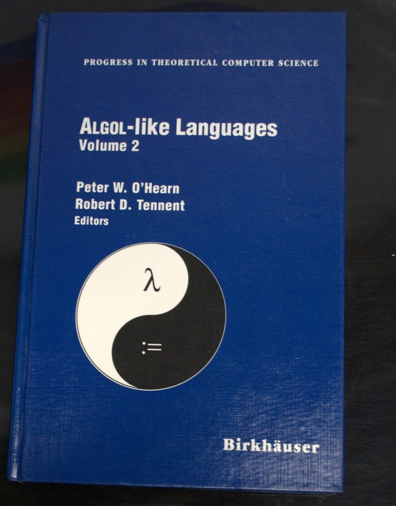 ALGOL Like Languages Vol 2