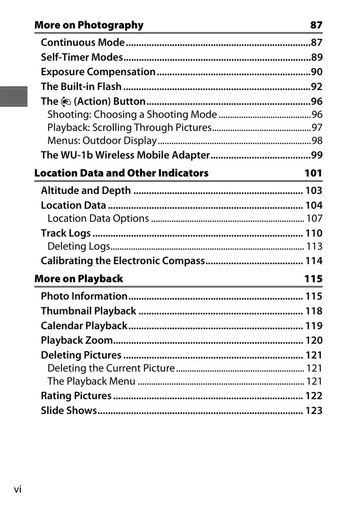 Nikon 1 AW1 — Reference Manual User Guide Instructions — 279 Pages — USA Made