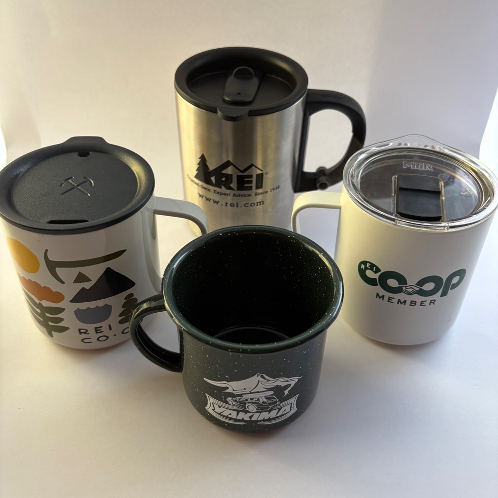 REI Coffee cups - Assorted - Rare