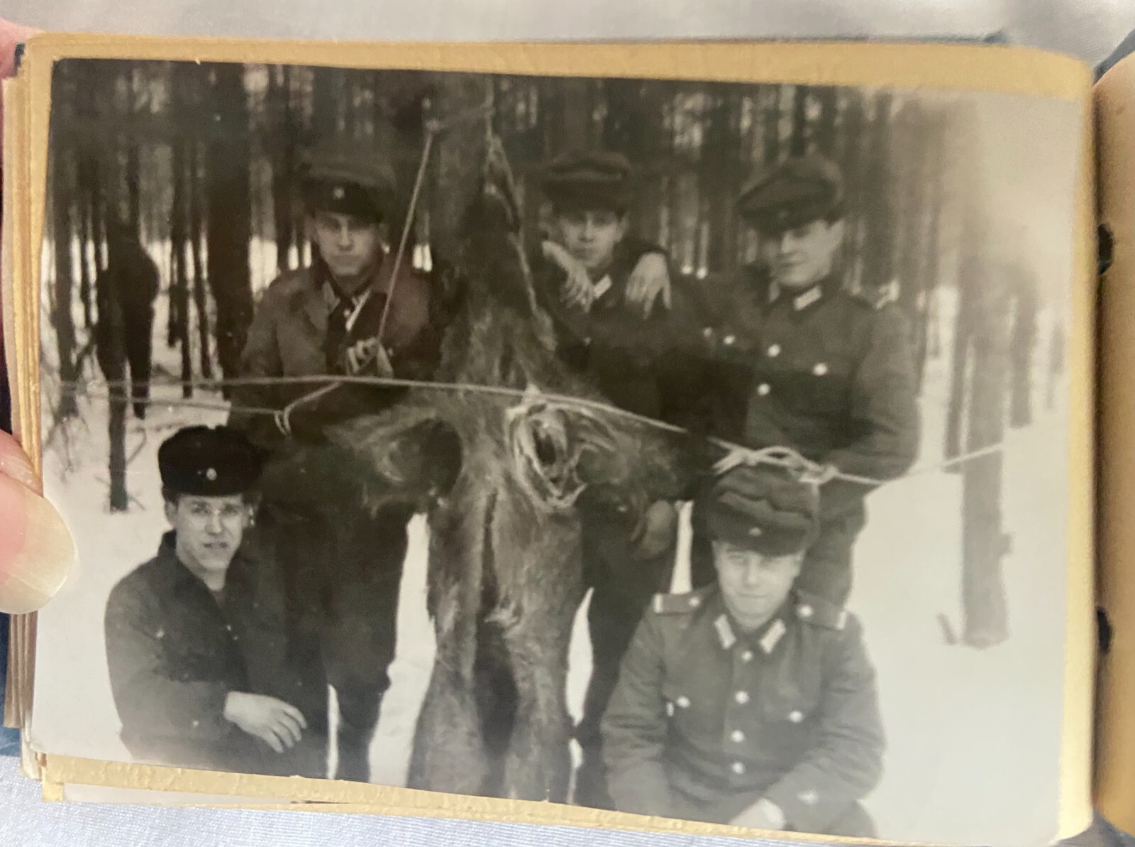 Original WWII/WW2 German Soldier Small Photo Album 5 1/4 x 3 1/2 - 33 Photos