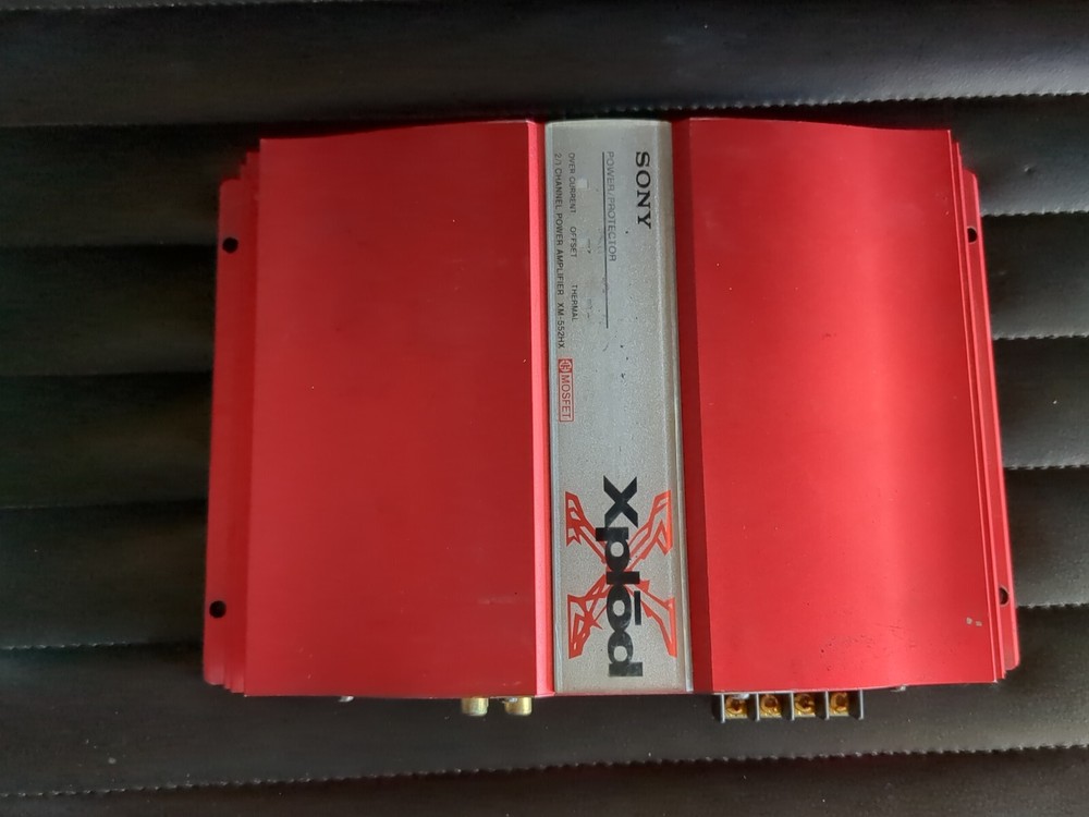 Sony XM-552HX amplifier old school