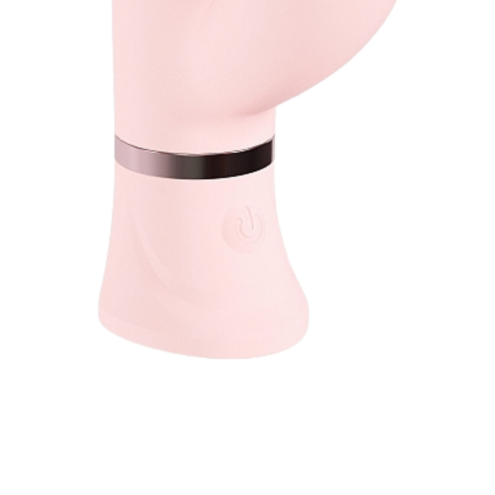 Ribbed Multi-Function Rabbit Vibrator G-spot Clitoris Silicone Stimulator