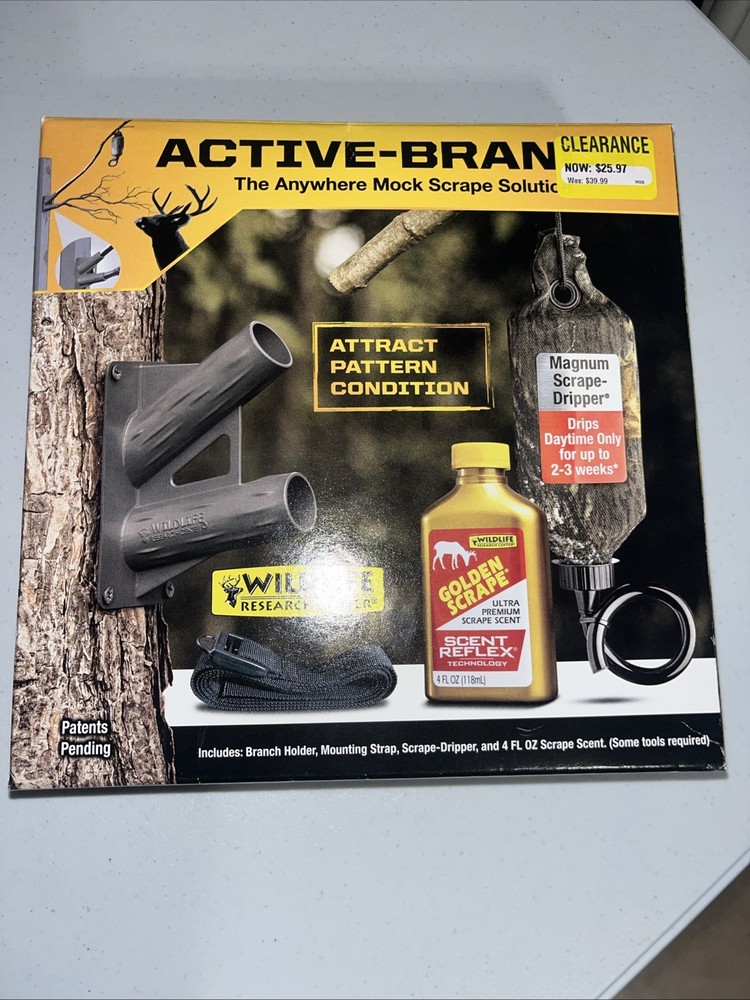 Wildlife Research Active Branch Mock Scrape Kit