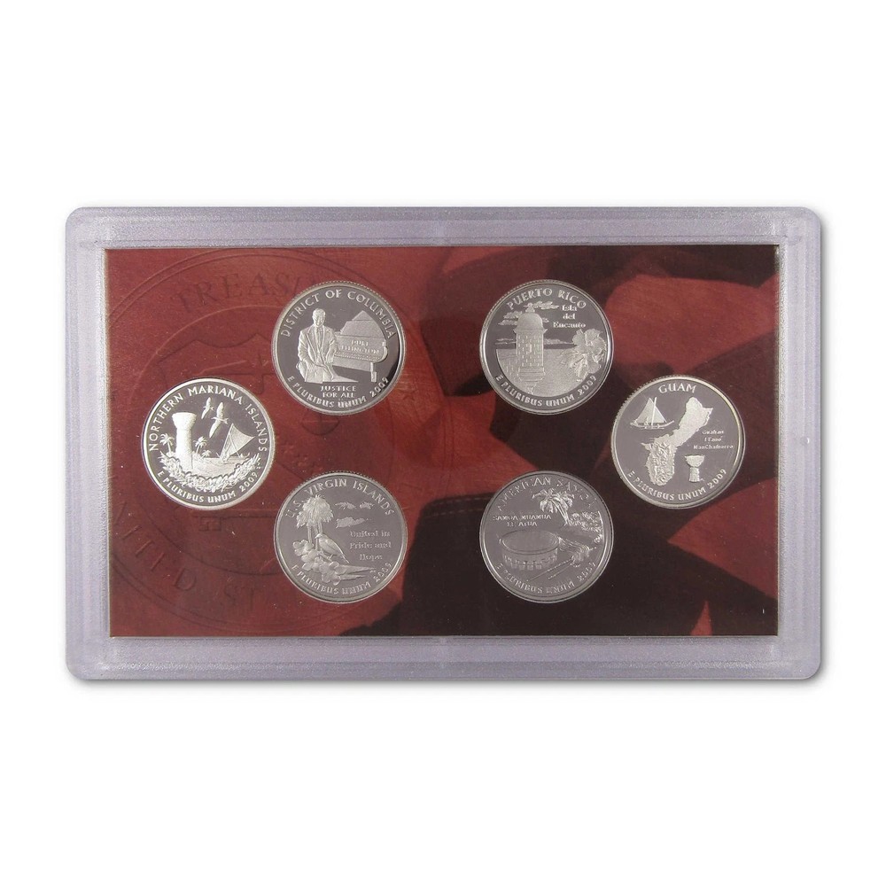 2005 - 2011 US Mint 90 Silver Proof quarters, Sets w/ Original Boxes BELOW MELT!