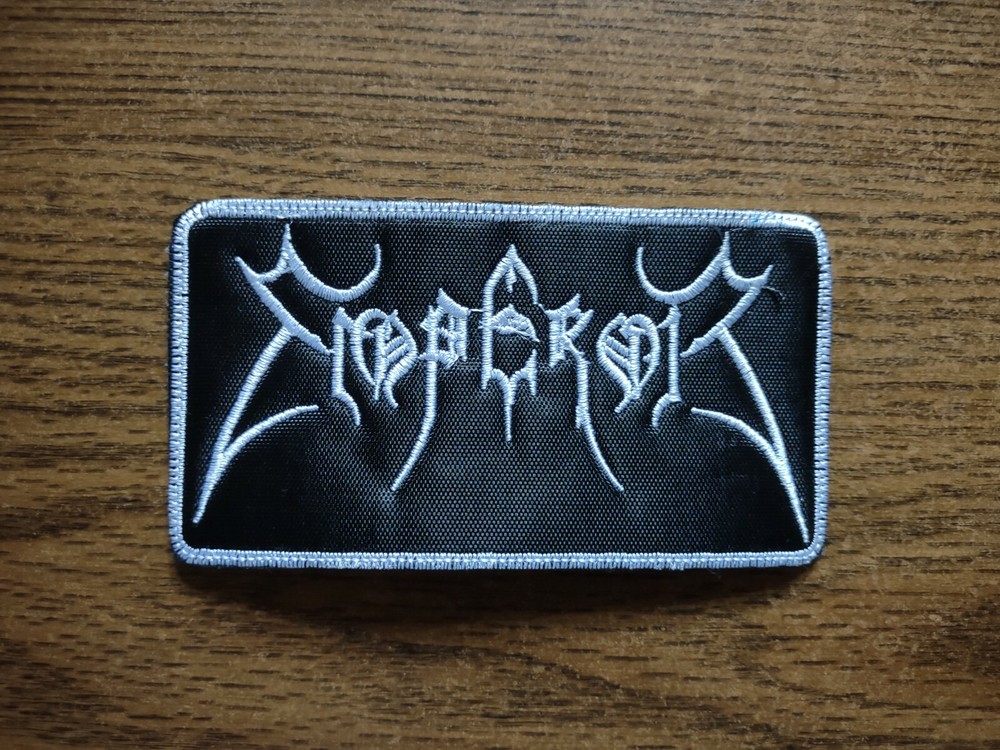 EMPEROR,SEW ON WHITE WITH WHITE BORDEREMBROIDERED PATCH