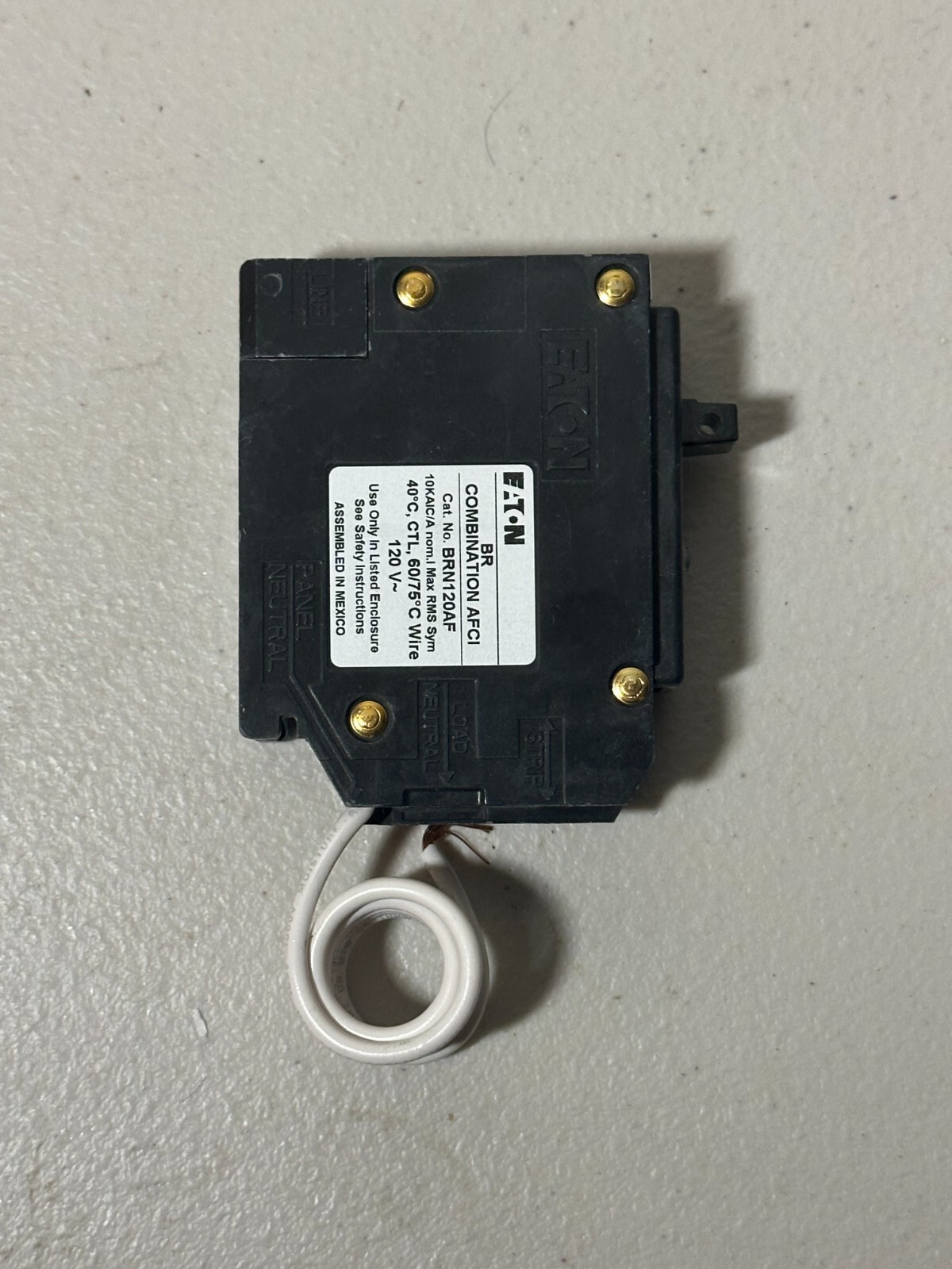 10 PCS Eaton BRN120AF BR Combination AFCI Circuit Breaker 20 AMP