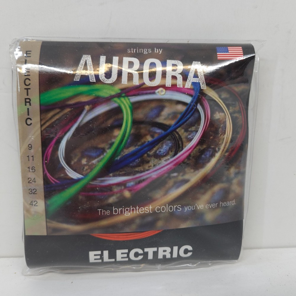Strings by Aurora Electric Guitar Strings 9-42 Orange Coated