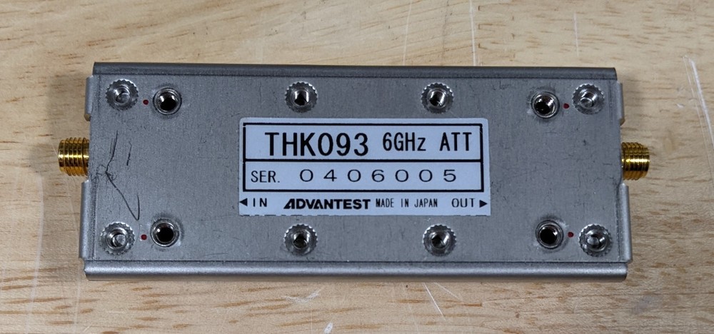 Advantest THK093 6GHz Electronic RF Attenuator Module
