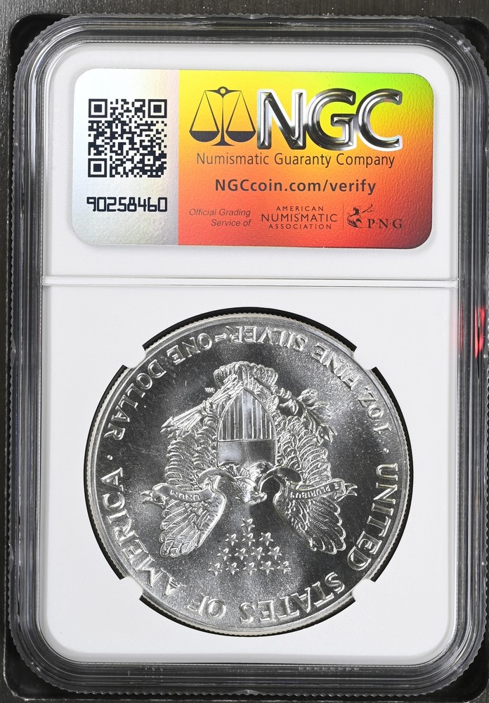 1987 Bullion Silver Eagles NGC MS-69