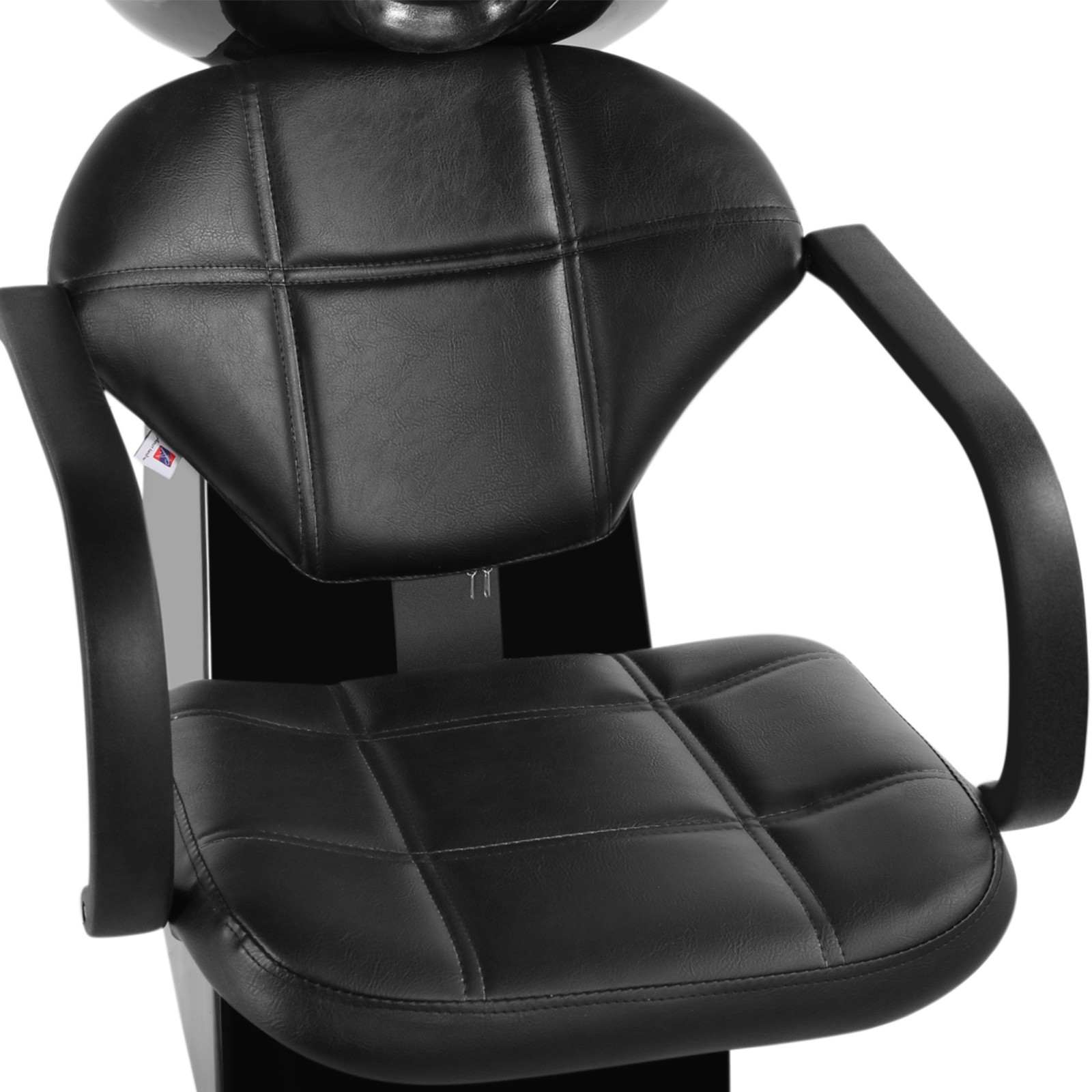 Pro Barber Backwash Unit Ceramic Shampoo Bowl Washing Sink Beauty Salon Station