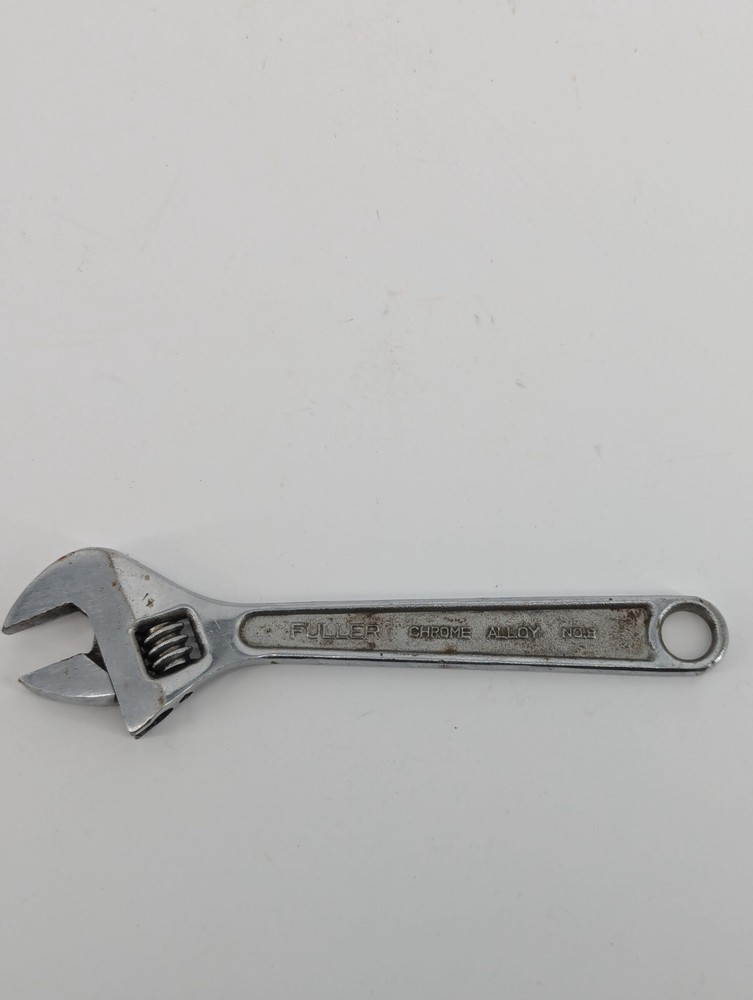 FULLER NO. 8 Chrome ADJUSTABLE WRENCH