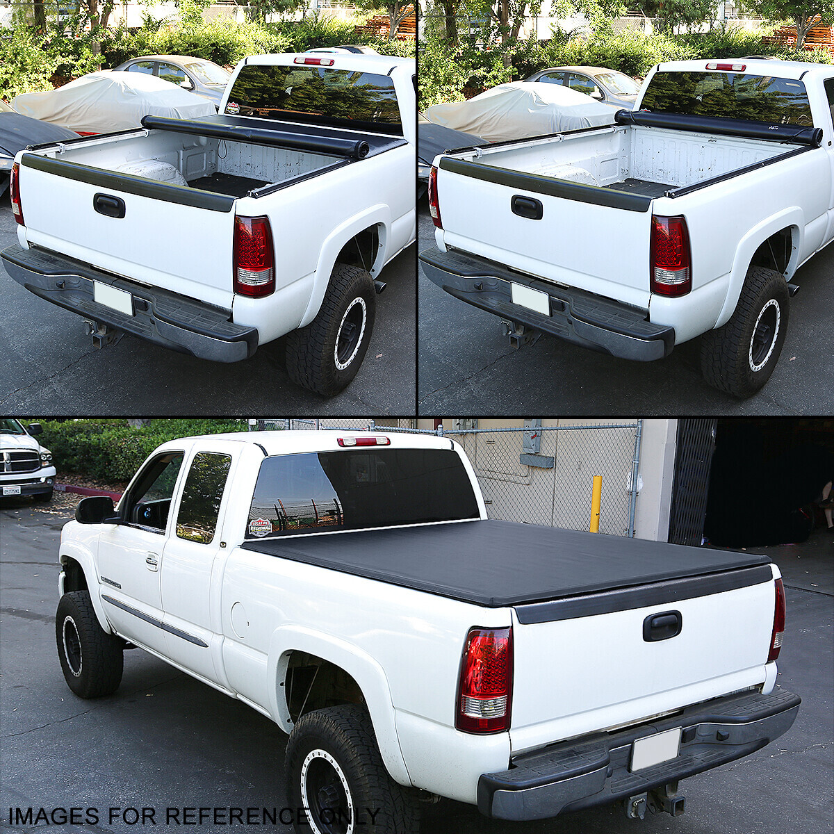 FOR 89-04 TOYOTA PICKUP/TACOMA 6FT SHORT BED SOFT VINYL ROLL-UP TONNEAU COVER