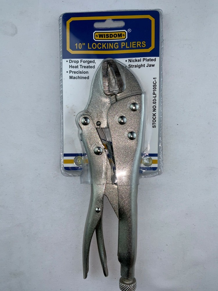 10" Locking Pliers, All- Purpose, New