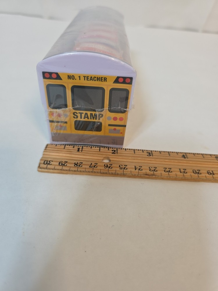 GSM Teacher Stamps Classroom Grading 8 PCS Rectangular Self Inking Awards New