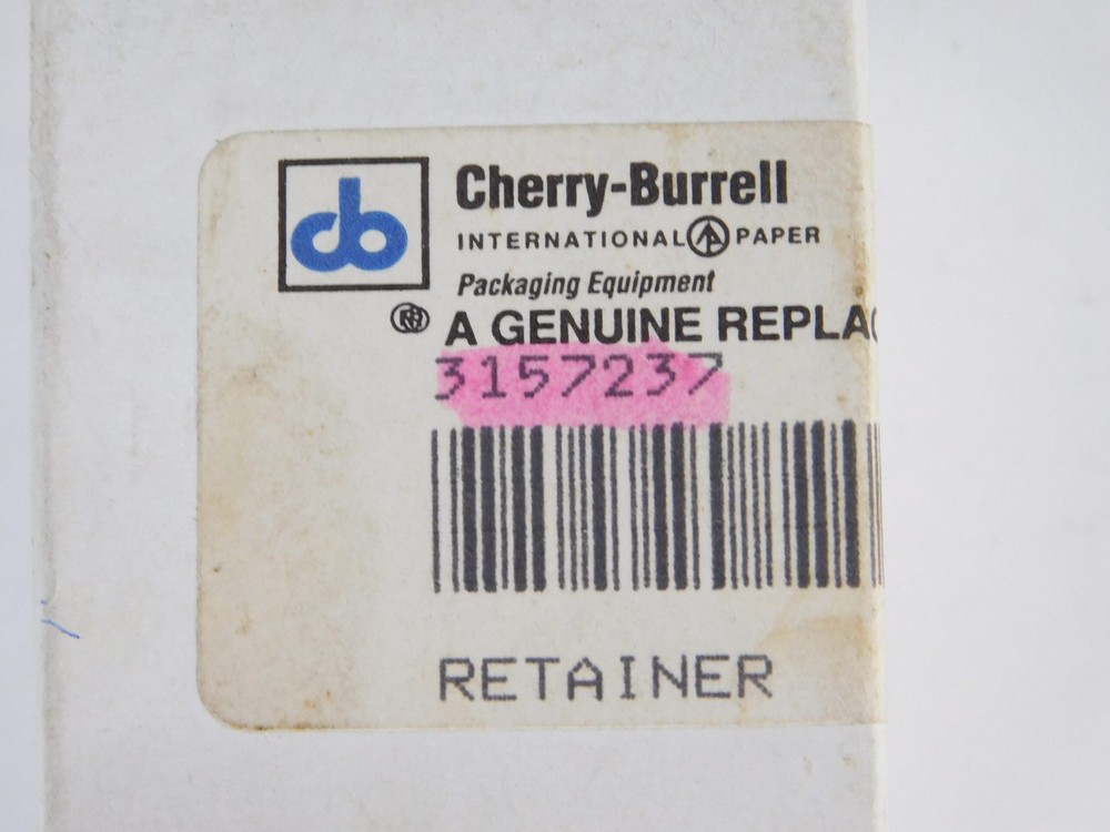 Cherry-Burrell 3157237 Retainer - NEW Surplus!