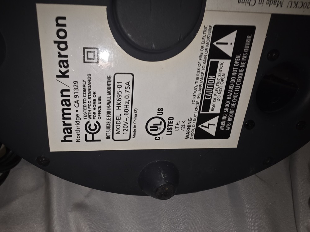 Harman Kardon Computer Subwoofer Only Model HK695-01