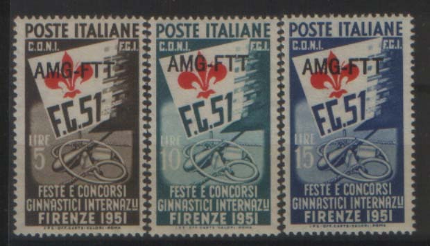 Trieste A - 1951 MNH Exercise Equipment