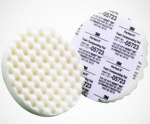 For 3M 05723 5723 Foam Compounding Pad 8" Inch Single Sided (2 Pads )