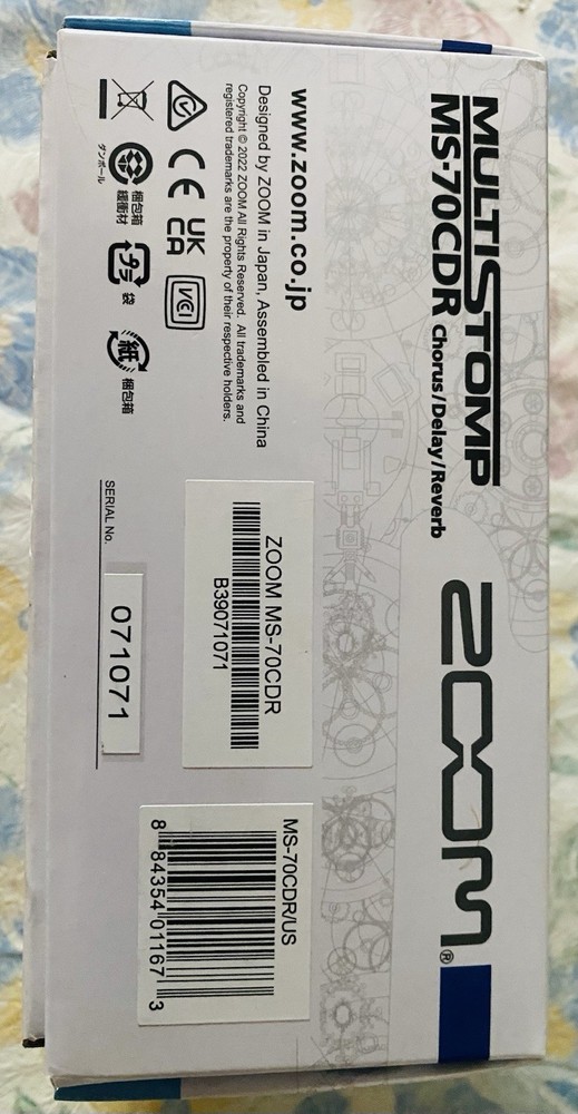 Zoom MultiStomp MS-70 CDR