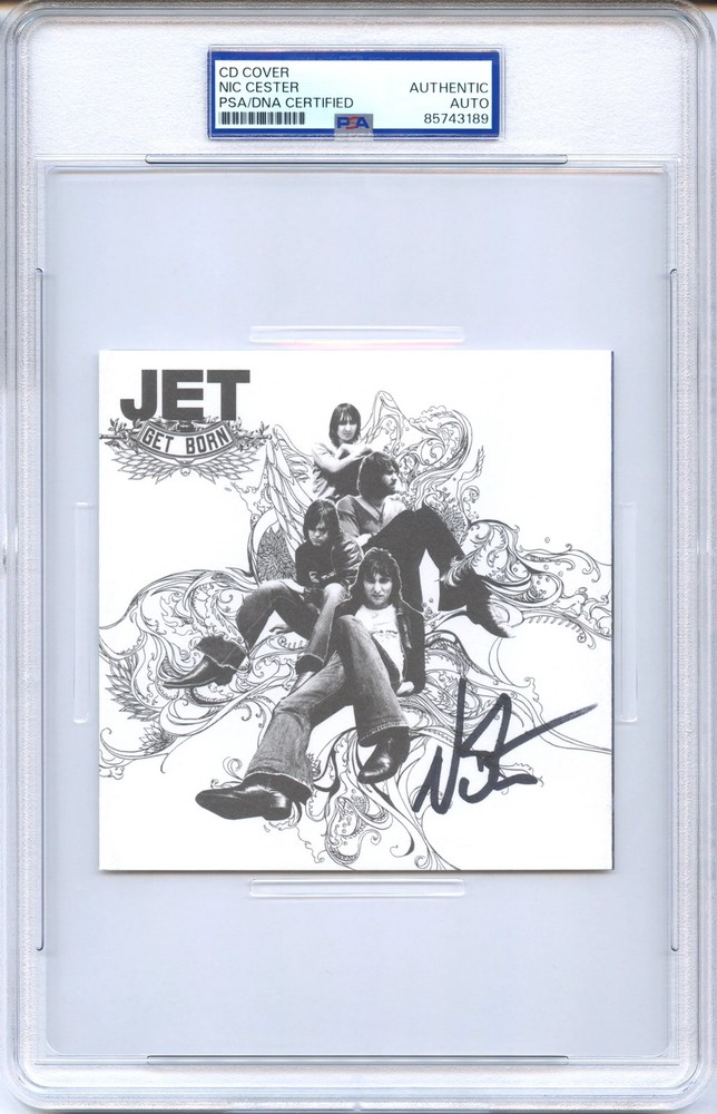 Nic Cester Signed Autographed CD Cover “Get Born” Jet PSA/DNA Authenticated
