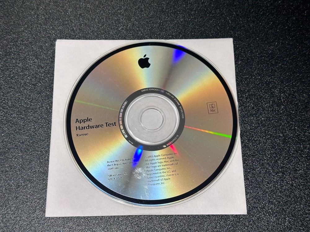Apple Hardware Test CD Disc for Xserve Version 2.0.1