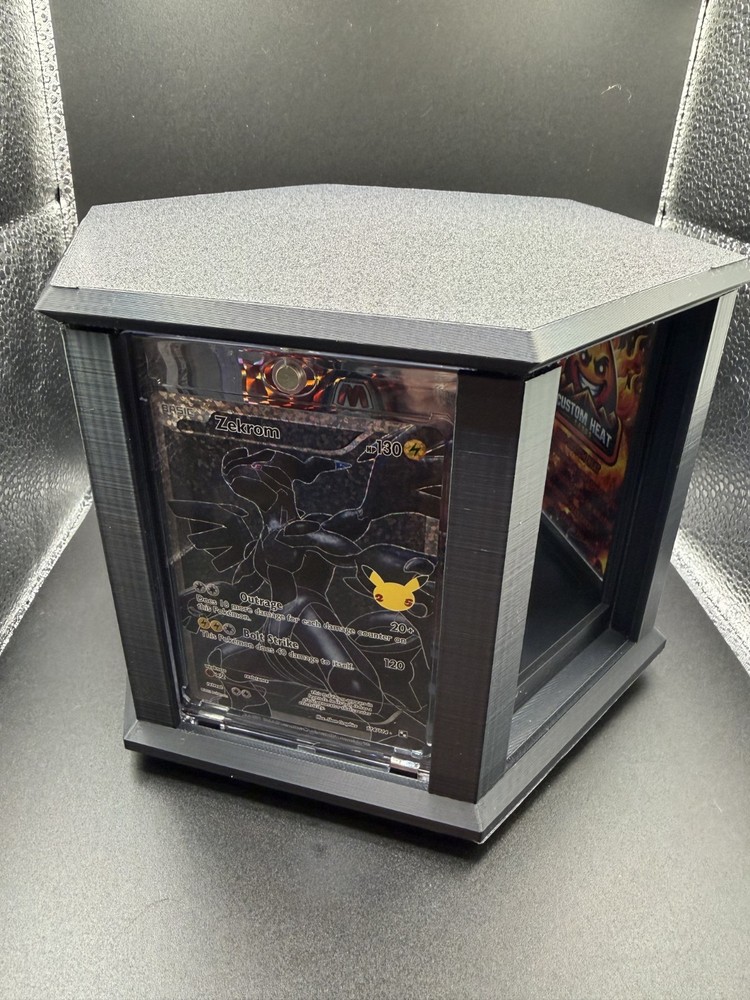 Rotating Card Display - One Touch 35pt mag rotating hexagon