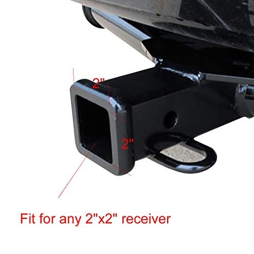 2 Inch Trailer Hitch Cover, Rubber Receiver Tube Hitch Plug () Big