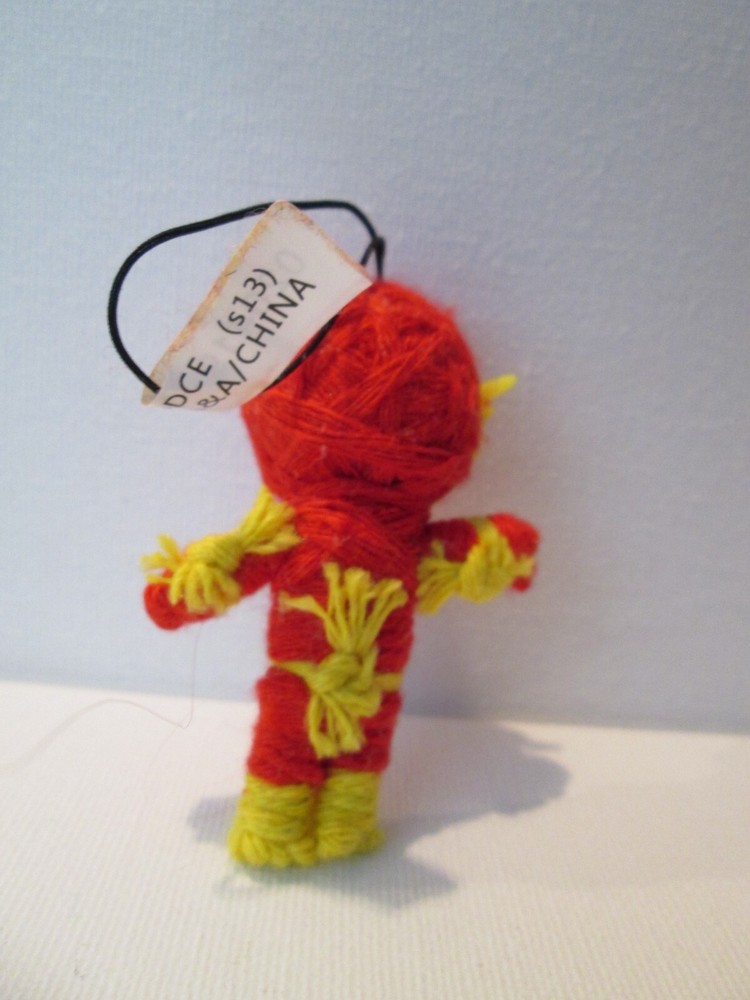 DC COMICS THE FLASH YARN STRING DOLL ORNAMENT