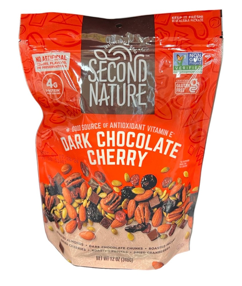 Second Nature Dark Chocolate Cherry Snack Mix 12 oz