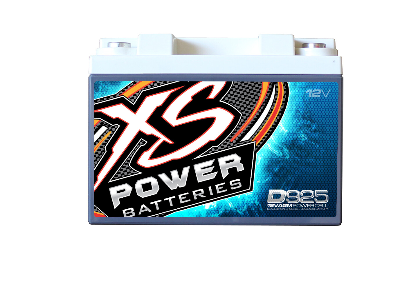 XS Power D925 2000 Amp AGM Power Cell Car Audio Battery + Terminal Hardware