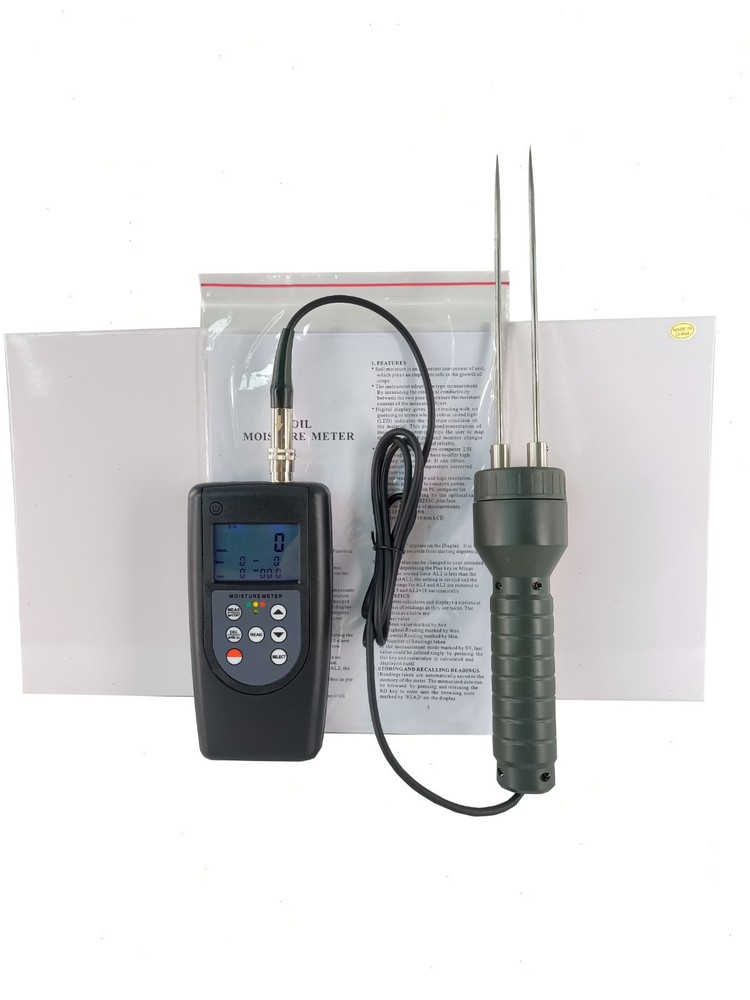 Soil Moisture Tester Handheld Soil Moisture Meter Pin Type with Range 0~80%
