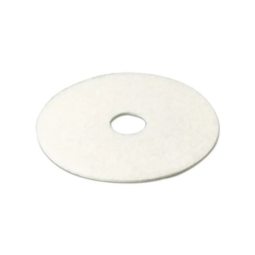 3M White Super Polish Pad, 13, 5/case (4100)