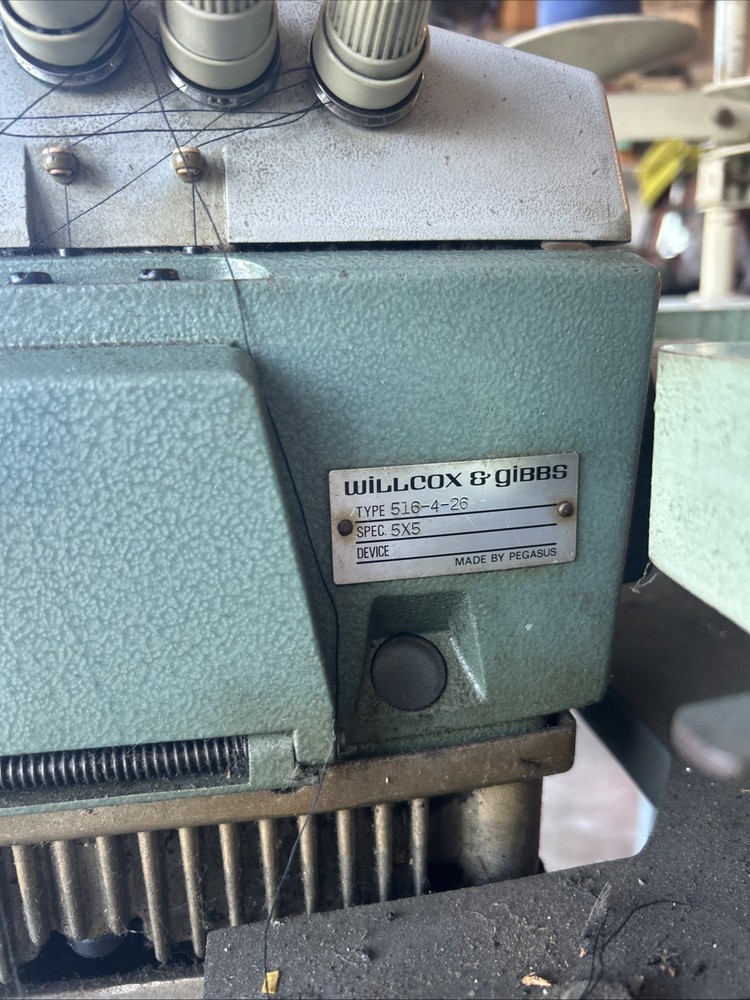 Used Wilcox And Gibbs Three Thread Sewing Machine
