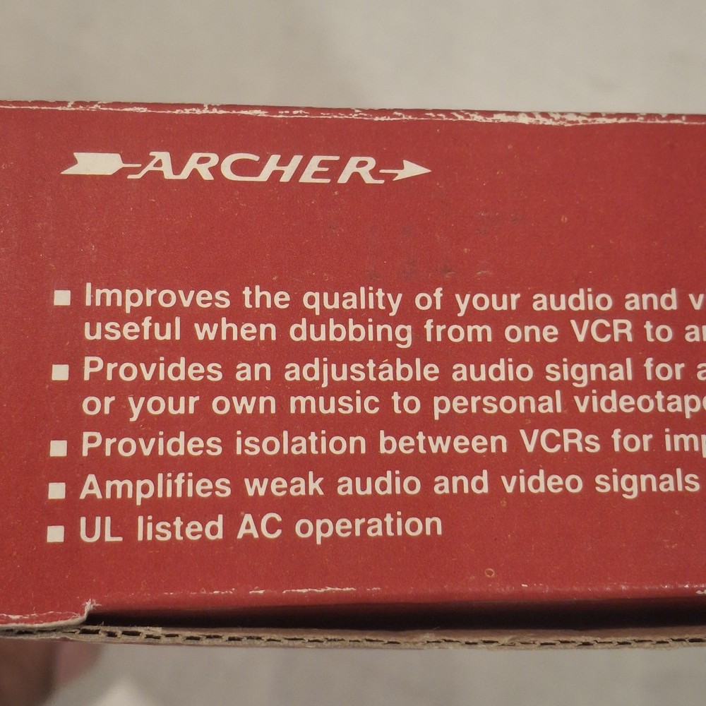 Vintage Archer Stereo Audio Video Processor
