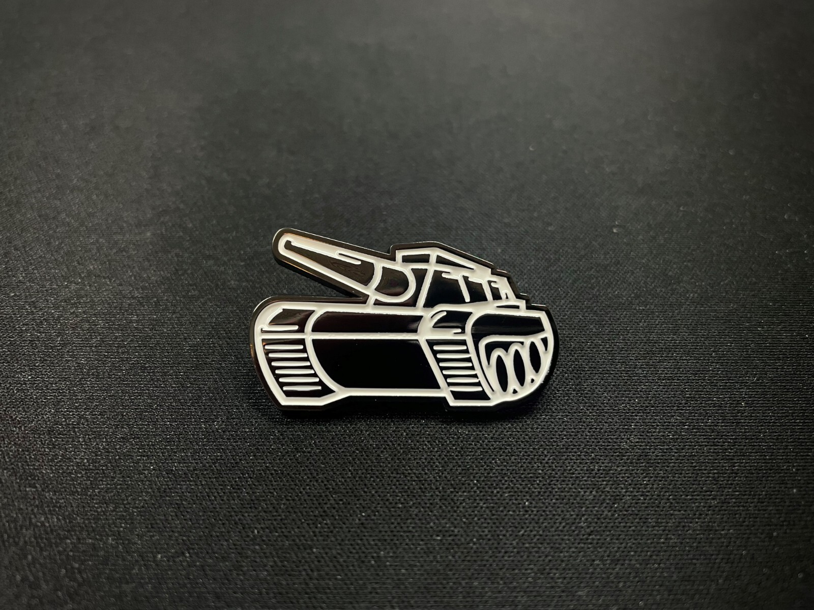 NEW Superior Defense Tank Lapel Pin SupDef Black & White FOG, BALD BROS, WRMFZY