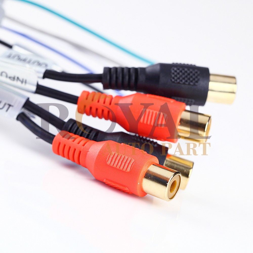 Amplifier Gain Controller with Hi and Low Level Inputs Bass