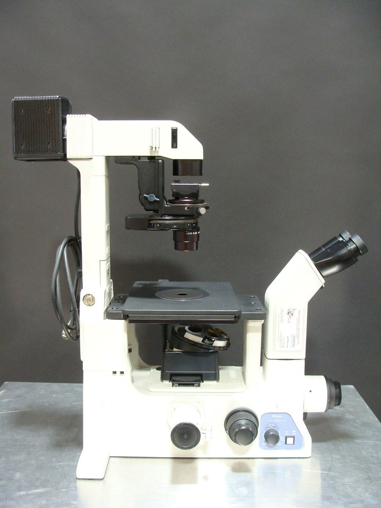 Nikon Eclipse TE300 Inverted Phase Contrast Microscope W/ DIC Condenser Turret