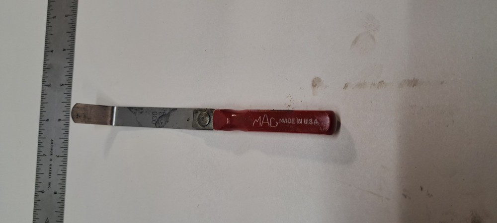 mac tools feeler guage red handle 030, .762mm