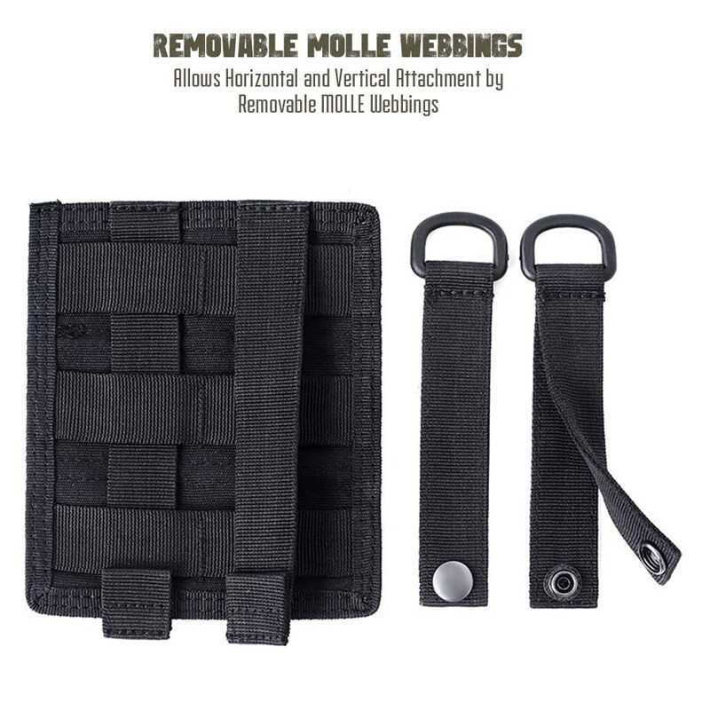 Tactical EDC Tool HOOK&LOOP Board Bag Magazine Pouch Molle Patch Board Panel US