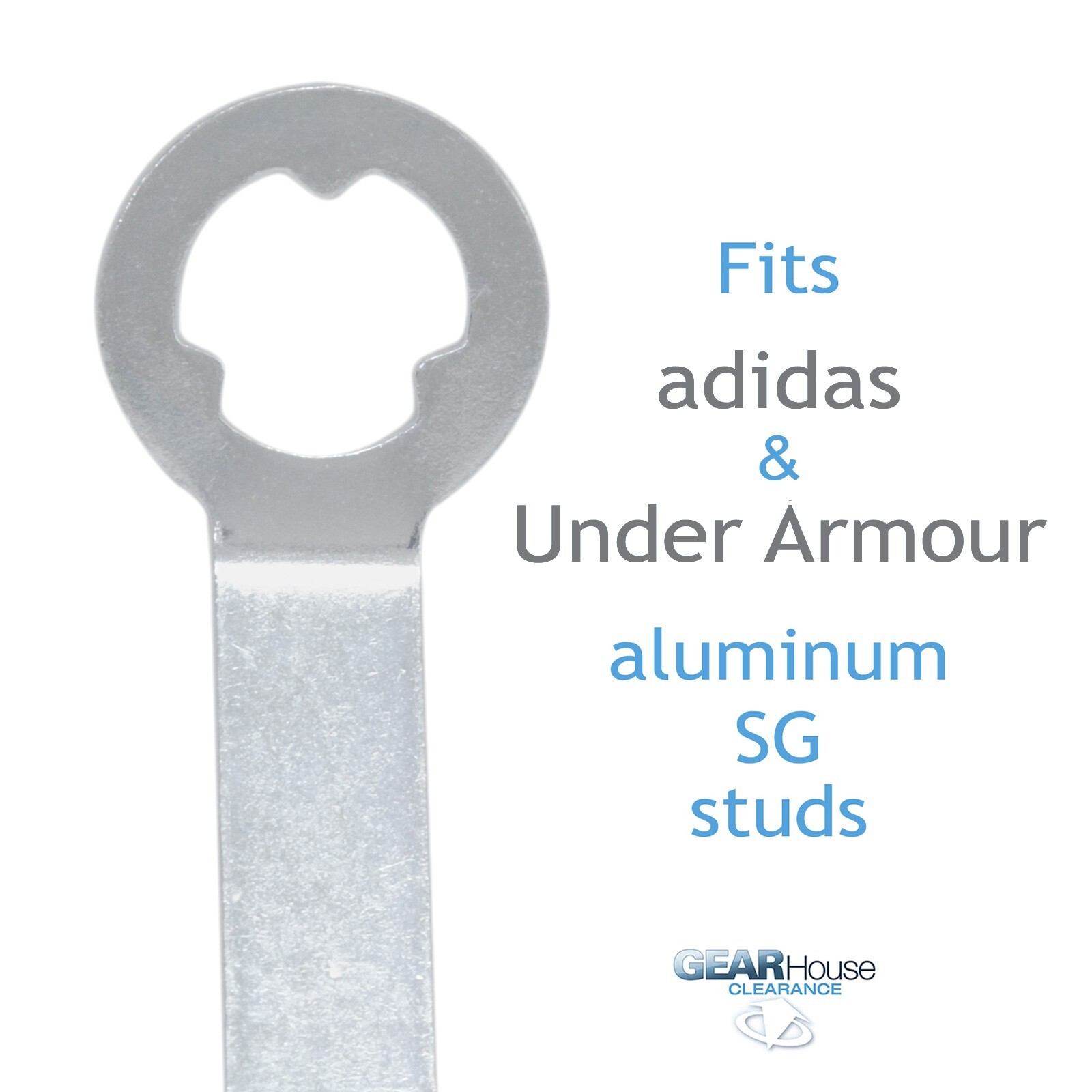 Soccer Cleat Wrench SG Stud Tool Hex Key, Pack of (2), fits Nike Puma Adidas