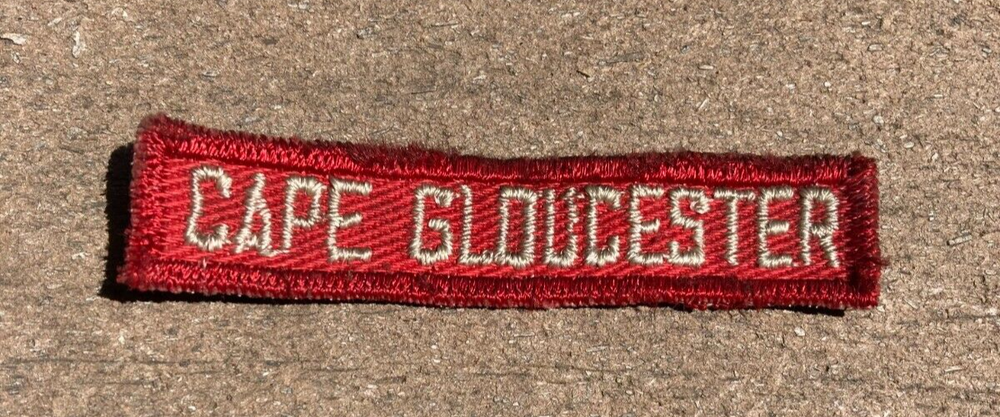 WW2 USMC US Marine Corps Cape Gloucester Tab Shoulder Patch Insignia Original