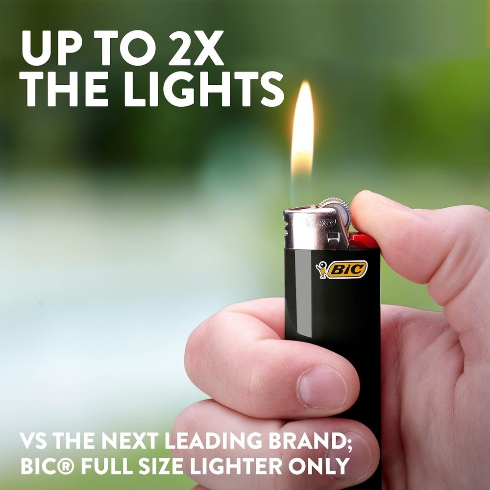 BIC Classic Mini Pocket Lighter, 50 Pack