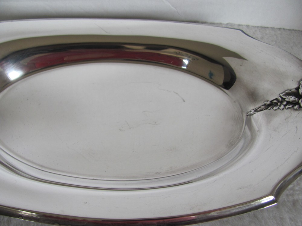 Vintage Webster Wilcox Silverplated Serving Tray/Platter 13 1/4" x 7"