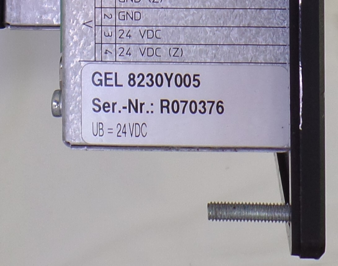 Lenord Bauer MotionLine Pitch Controller GEL 8230Y005, For Parts/ Repair