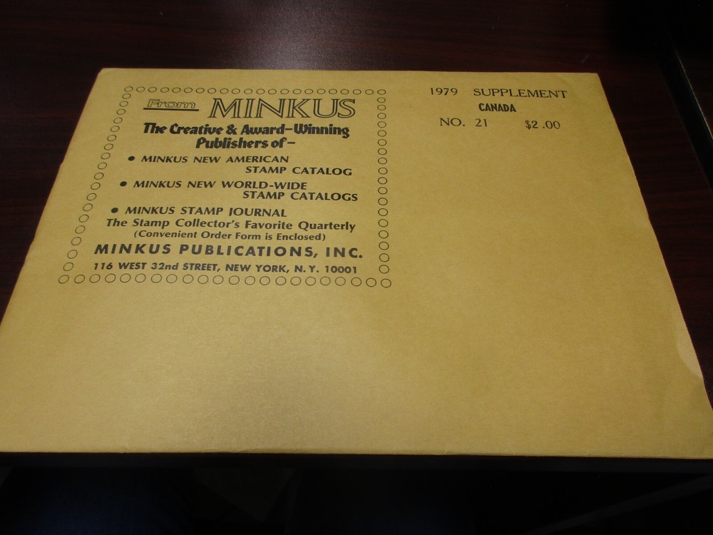 "MINKUS"  1979  SUPPLEMENT  CANADA  W/FREE SHP.