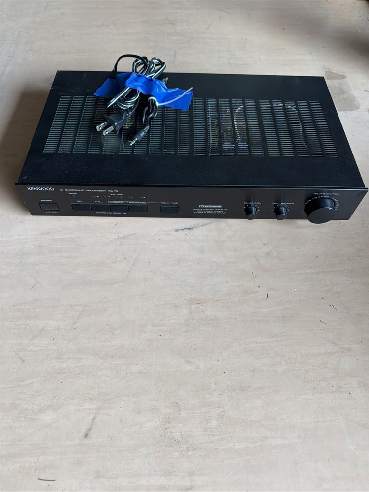 Kenwood SS‑79 Processor 🔊🎚️ AV Surround Sound with Digital Delay System